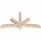 Ekena Millwork Alberta Smooth Timber Gable Bracket, Douglas Fir, 84"W x 45"H x 5 1/2"D x 5 1/2"F, 13/12 Pitch GBW084X45X0606ALB00SDF - alternate 2